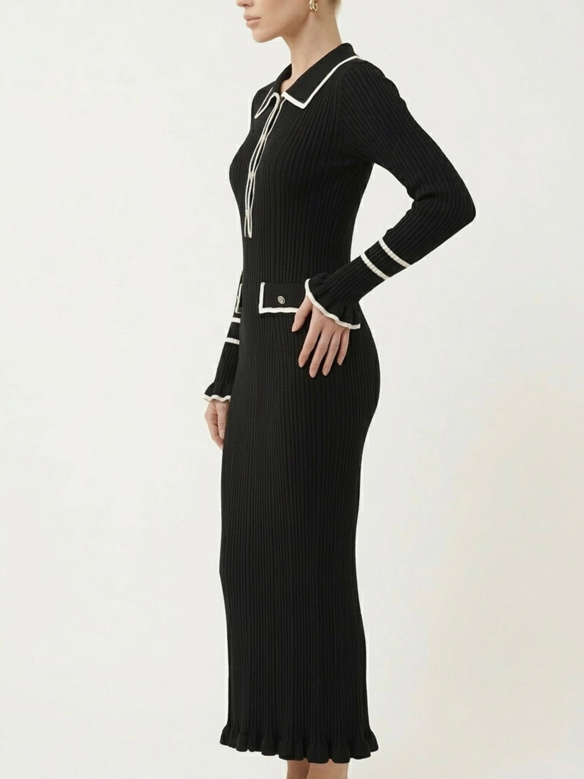 Elsa Maxikleid mit Akzenten