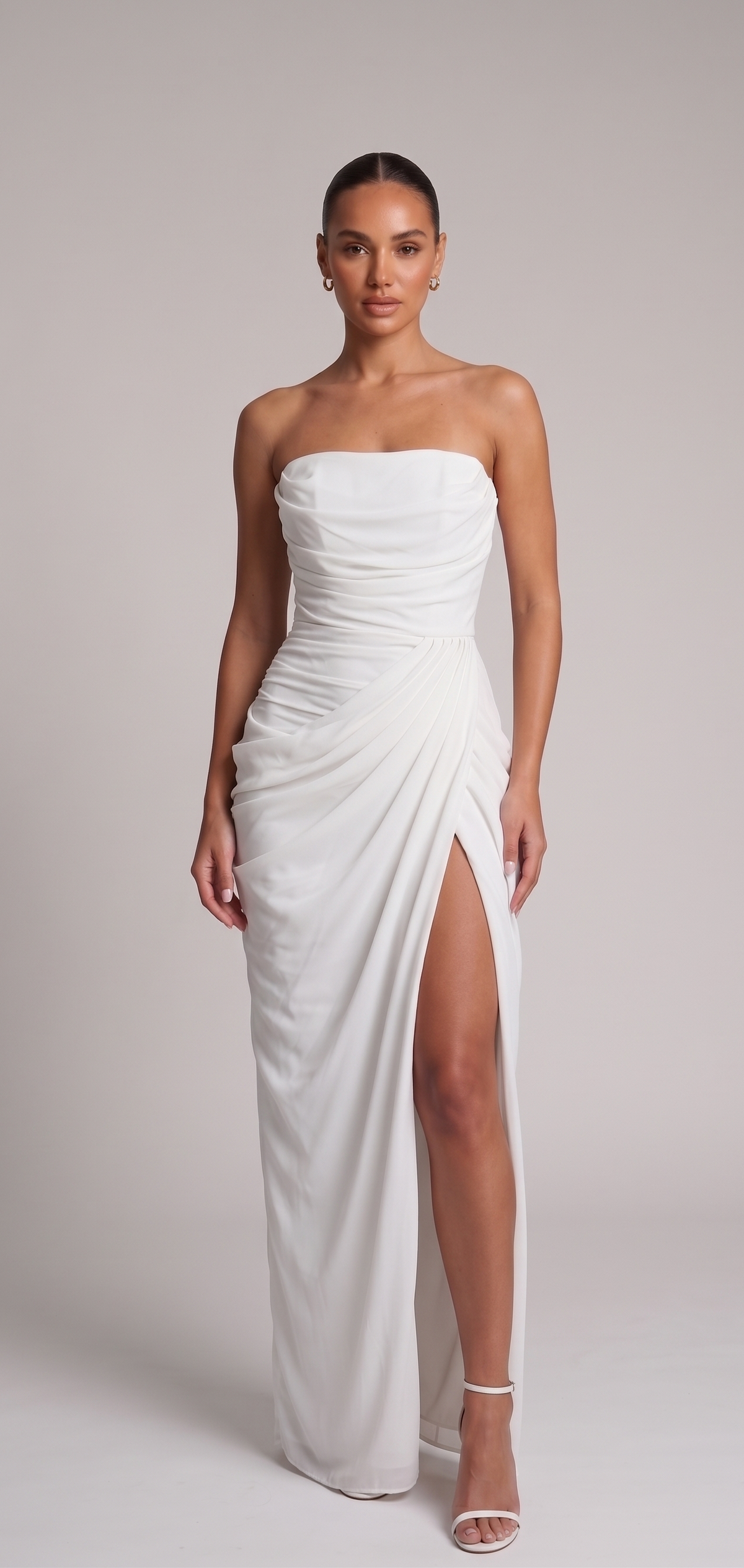 Belinda Abendkleid mit Schlitz