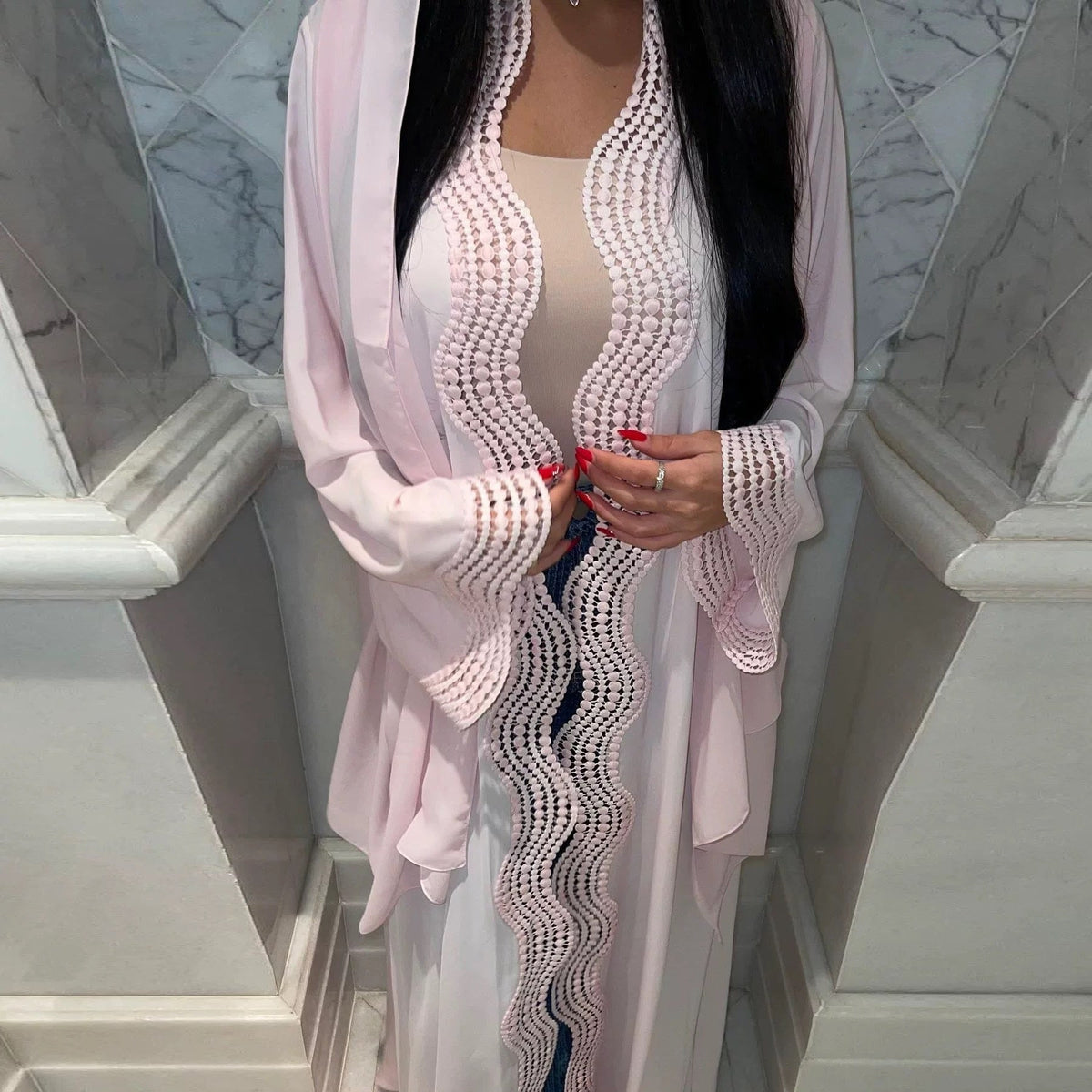Daphne Kimono mit Verzierung