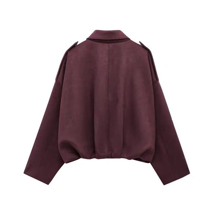 Delfina Cropped Bomber