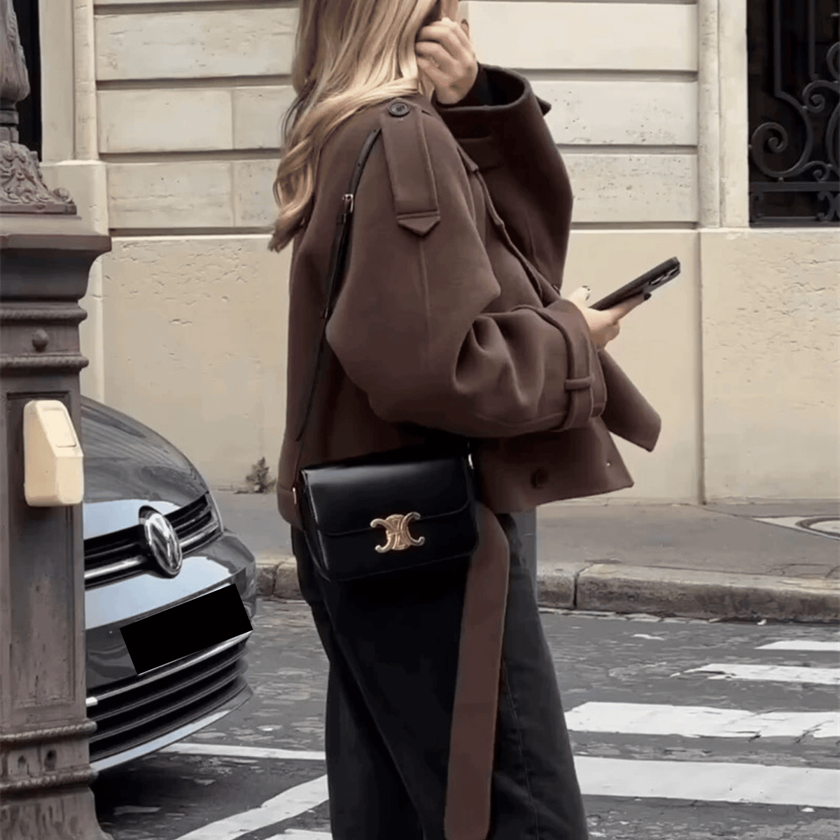 Priya Cropped Trench
