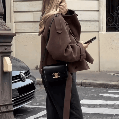 Priya Cropped Trench