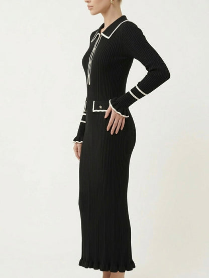 Elsa Maxikleid mit Akzenten