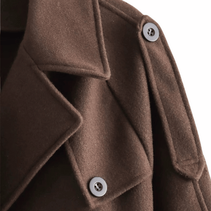 Priya Cropped Trench