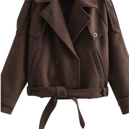Priya Cropped Trench
