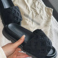 Livia Gepolsterte Mules Schwarz
