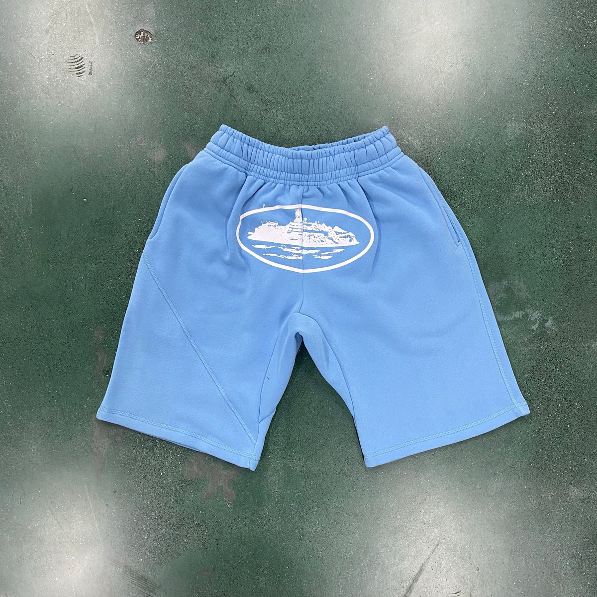 Merle Lockere Shorts Blau