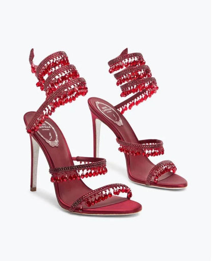 Schleifen-Pumps Strass