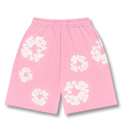 Romy Lockere Shorts Rosa mit Blumenprint