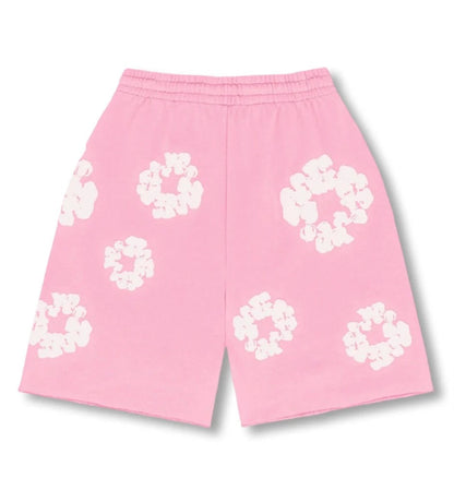 Romy Lockere Shorts Rosa mit Blumenprint
