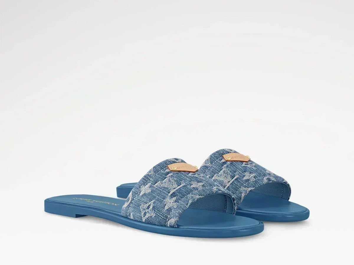 Cleo Denim Riemchensandalen
