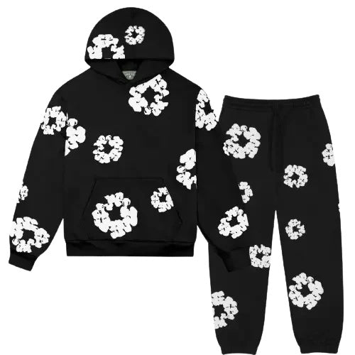 Zina Runner-Sneaker Tech mit Blumenprint