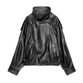 Cassia Lederjacke mit Stehkragen