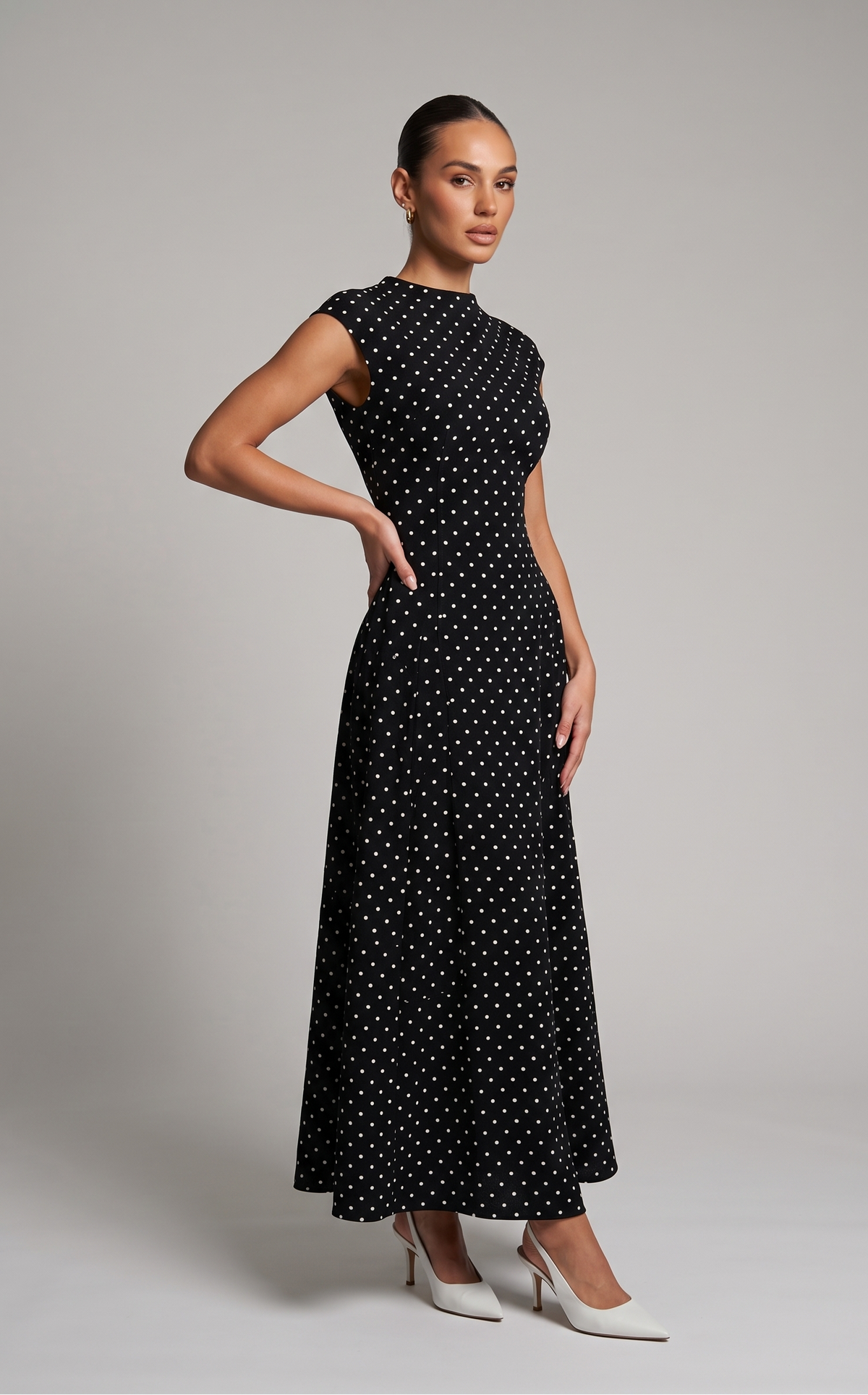Vivien Maxikleid Polka Dots