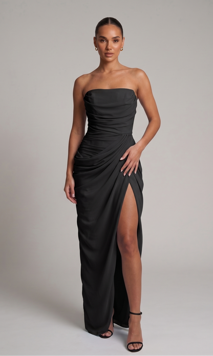 Belinda Abendkleid mit Schlitz