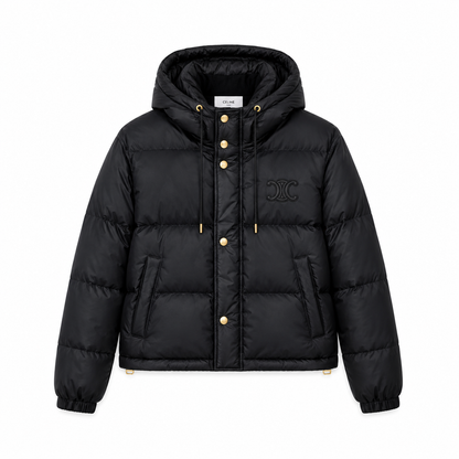 2-in-1 Mantel Schwarz