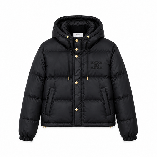 2-in-1 Mantel Schwarz
