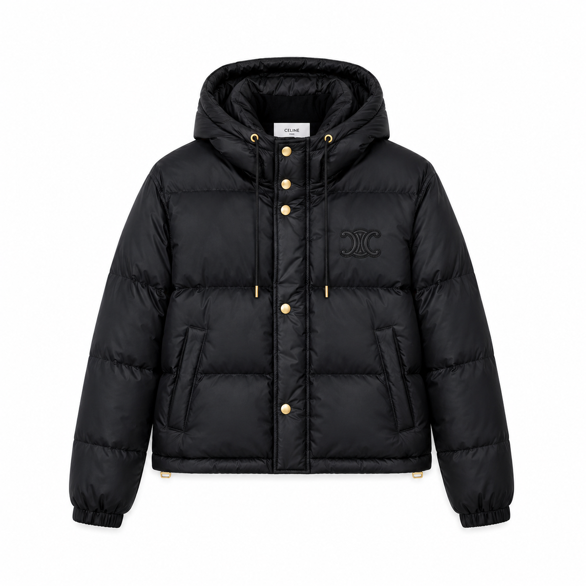 2-in-1 Mantel Schwarz