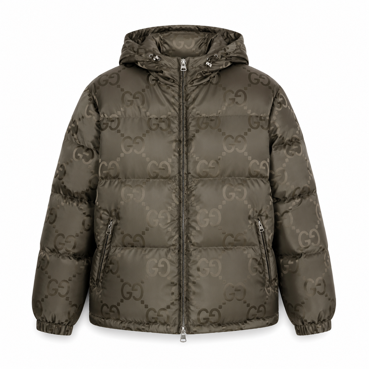 Wollmantel Olive