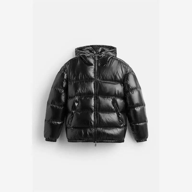 Pufferjacke Kontrast Grün