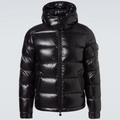 Pufferjacke Kontrast Blau