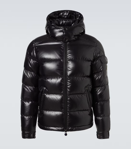 Pufferjacke Kontrast Blau
