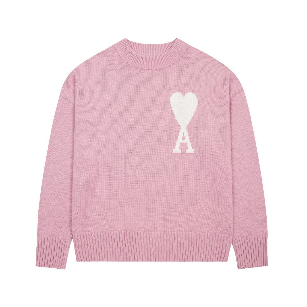 Juna Oversize Sweatshirt Rosa mit Herz