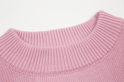 Juna Oversize Sweatshirt Rosa mit Herz