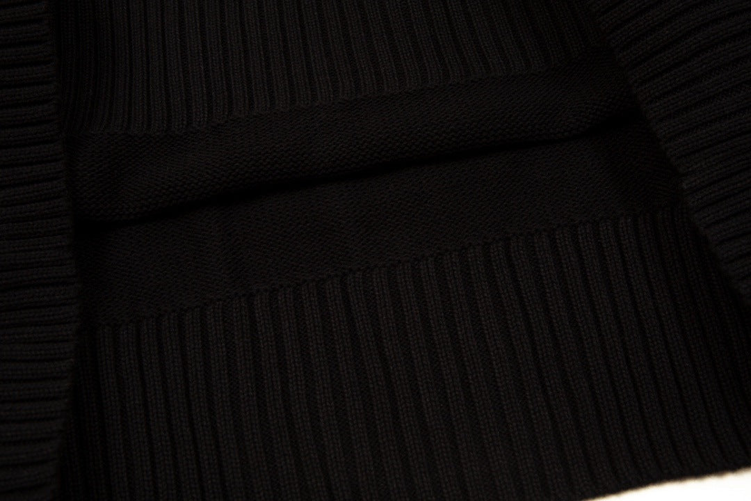 Ulla Oversize Sweatshirt Schwarz mit Herz