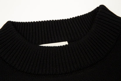 Ulla Oversize Sweatshirt Schwarz mit Herz