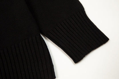 Ulla Oversize Sweatshirt Schwarz mit Herz